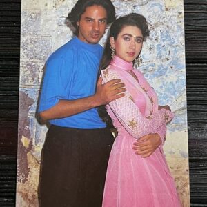 Karishma Kapoor Rahul Roy * Vintage Bollywood Postcard * (PC) (2112)