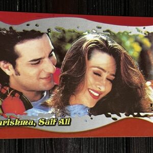 Karishma Kapoor Saif Ali Khan * Vintage Bollywood Postcard * (UC) (WN)
