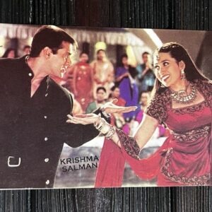 Karishma Kapoor Salman Khan * Vintage Bollywood Postcard * (UC) (WN)