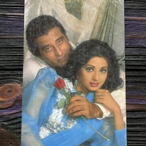 Sridevi Vinond Khanna * Vintage Bollywood Postcard * (Ruby) (574)