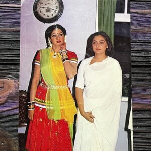 Sridevi Jaya Pradha * Vintage Bollywood Postcard * (BAP) (564)