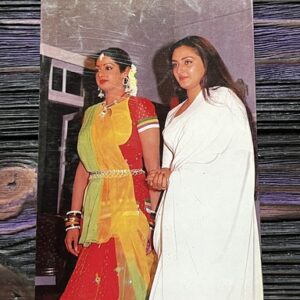 Sridevi Jaya Pradha * Vintage Bollywood Postcard * (BAP) (538)