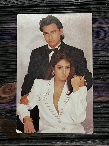 Sridevi Saif Ali Khan * Vintage Bollywood Postcard * (VPP) (3810)