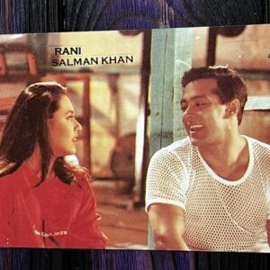 Rani Mukerji Salman Khan * Vintage Bollywood Postcard * (BAP) (WN)