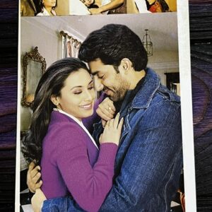 Rani Mukerji Abhishek Bachchan * Vintage Bollywood Postcard * (Twins) (WN)