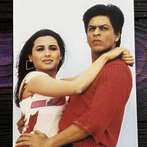 Rani Mukerji Shah Rukh Khan* Vintage Bollywood Postcard * (Jain) (WN)