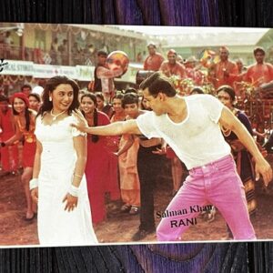 Rani Mukerji Salman Khan * Vintage Bollywood Postcard * (BAP) (WN)