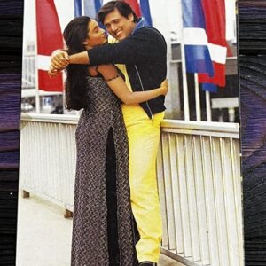 Rani Mukerji Govinda * Vintage Bollywood Postcard * (Jain) (WN)