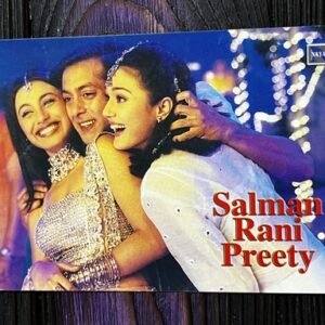 Rani Mukerji Preity Zinta Salman Khan * Vintage Bollywood Postcard * (NAA) (WN)