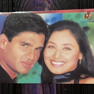 Rani Mukerji Sunil Shetty * Vintage Bollywood Postcard * (BAP) (WN)