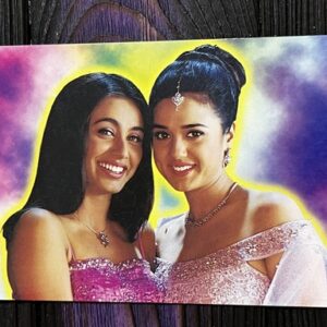 Rani Mukerji Preity Zinta * Vintage Bollywood Postcard * (NCC) (WN)