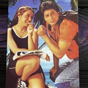 Rani Mukerji Shah Rukh Khan* Vintage Bollywood Postcard * (UC) (WN)