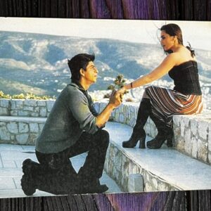 Rani Mukerji Shah Rukh Khan* Vintage Bollywood Postcard * (Jain) (WN)