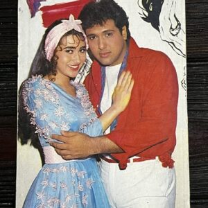 Karishma Kapoor Govinda* Vintage Bollywood Postcard * (NCC) (2425)