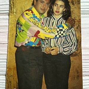 Karishma Kapoor Govinda* Vintage Bollywood Postcard * (RS) (2110)