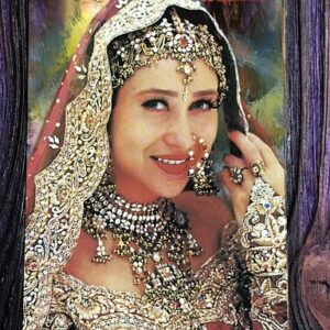 Karishma Kapoor * Vintage Bollywood Postcard * (W) (WN)