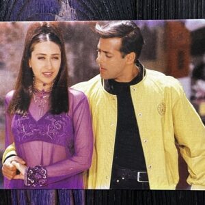 Karishma Kapoor Salman Khan * Vintage Bollywood Postcard * (Jain) (WN)