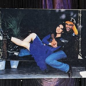 Karishma Kapoor Salman Khan * Vintage Bollywood Postcard * (Jain) (10028)