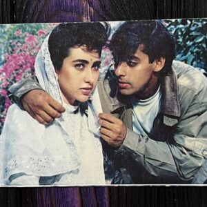 Karishma Kapoor Salman Khan * Vintage Bollywood Postcard * (Jain) (2381)