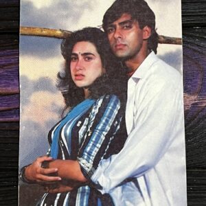 Karishma Kapoor Salman Khan * Vintage Bollywood Postcard * (Jain) (2481)