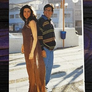 Karishma Kapoor Govinda* Vintage Bollywood Postcard * (Jain) (10888)