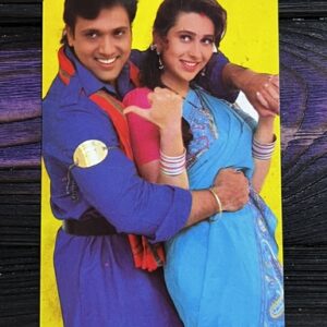 Karishma Kapoor Govinda* Vintage Bollywood Postcard * (Ruby) (719)
