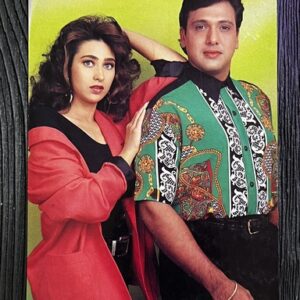 Karishma Kapoor Govinda* Vintage Bollywood Postcard * (BAP) (2704)