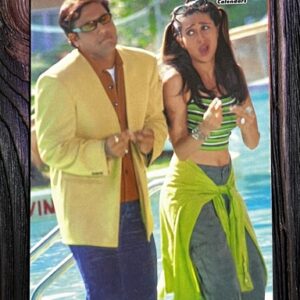 Karishma Kapoor Govinda* Vintage Bollywood Postcard * (Toni) (WN)