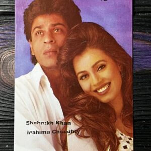 Mahima Chaudhry Shah Rukh Khan * Vintage Bollywood Postcard * (UC) (WN)