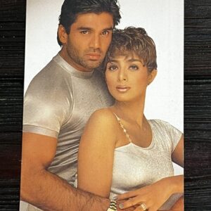 Tabu Tabassum Hashmi Sunil Shetty* Vintage Bollywood Postcard * (Brijbasi) (4087)