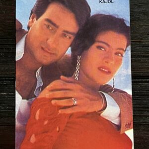 Kajol Devgn Ajay Devgn* Vintage Bollywood Postcard * (PP) (WN)