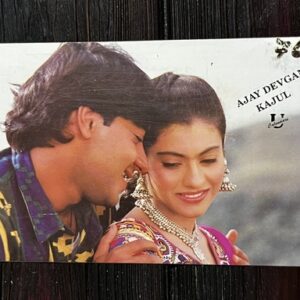 Kajol Devgn Ajay Devgn* Vintage Bollywood Postcard * (UC) (WN)