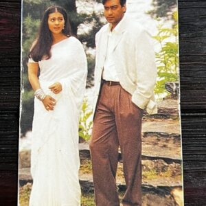 Kajol Devgn Ajay Devgn* Vintage Bollywood Postcard * (Jain) (WN)