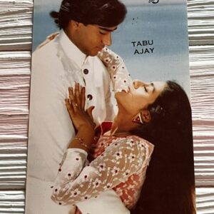 Tabu Tabassum Hashmi Ajay Devgn * Vintage Bollywood Postcard * (UC) (WN)