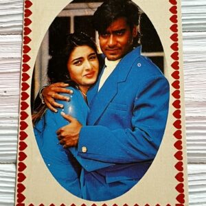 Tabu Tabassum Hashmi Ajay Devgn * Vintage Bollywood Postcard * (Jain) (6201)