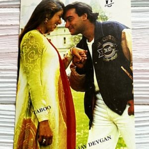 Tabu Tabassum Hashmi Ajay Devgn * Vintage Bollywood Postcard * (UC) (WN)