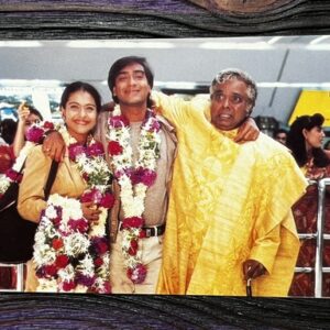 Kajol Devgn Ajay Devgn* Vintage Bollywood Postcard * (NAA) (WN)