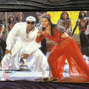 Kajol Devgn Ajay Devgn* Vintage Bollywood Postcard * (RC) (1749)