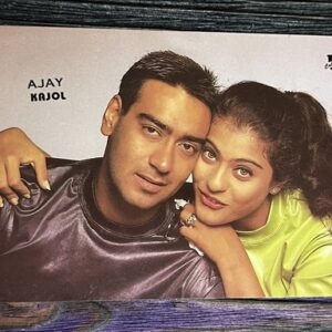 Kajol Devgn Ajay Devgn* Vintage Bollywood Postcard * (UC) (WN)