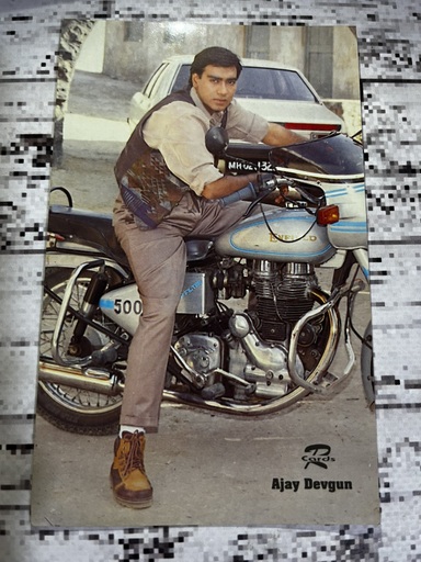 Ajay Devgn* Vintage Bollywood Postcard * (Ruby) (WN)