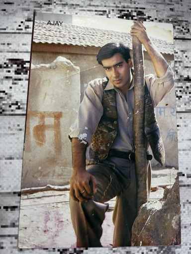 Ajay Devgn* Vintage Bollywood Postcard * (NAA) (WN)
