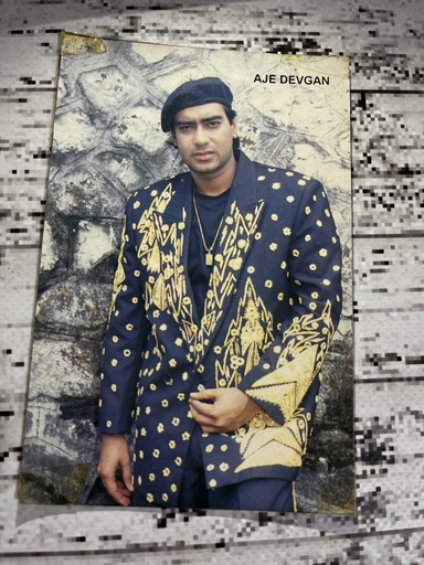 Ajay Devgn* Vintage Bollywood Postcard * (NAA) (WN)