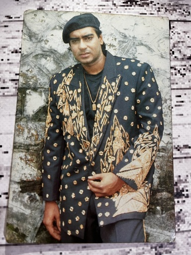 Ajay Devgn* Vintage Bollywood Postcard * (Ruby) (610)