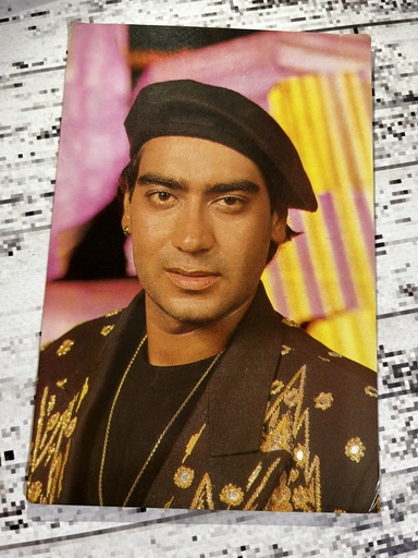Ajay Devgn* Vintage Bollywood Postcard * (Ruby) (819)