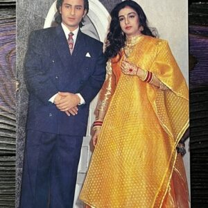 Tabu Tabassum Hashmi Saif AliKhan * Vintage Bollywood Postcard * (RS) (2047)