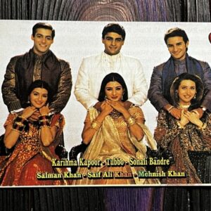 Karishma Kapoor Sonali Salman Saif Ali Khan Tabu* Vintage Bollywood Postcard * (PP) (WN)