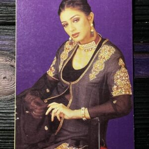 Tabu Tabassum Hashmi * Vintage Bollywood Postcard * (TWINS) (WN)