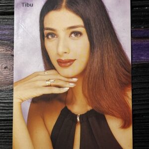 Tabu Tabassum Hashmi * Vintage Bollywood Postcard * (RUBY) (WN)