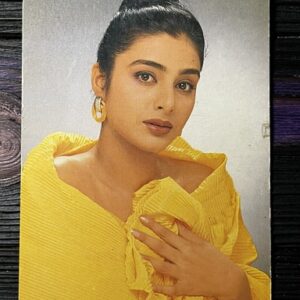 Tabu Tabassum Hashmi * Vintage Bollywood Postcard * (NCC) (5309)