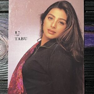 Tabu Tabassum Hashmi * Vintage Bollywood Postcard * (UC) (WN)
